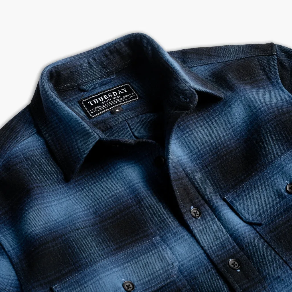 Thursday Summit Flannel Shirt | Navy
