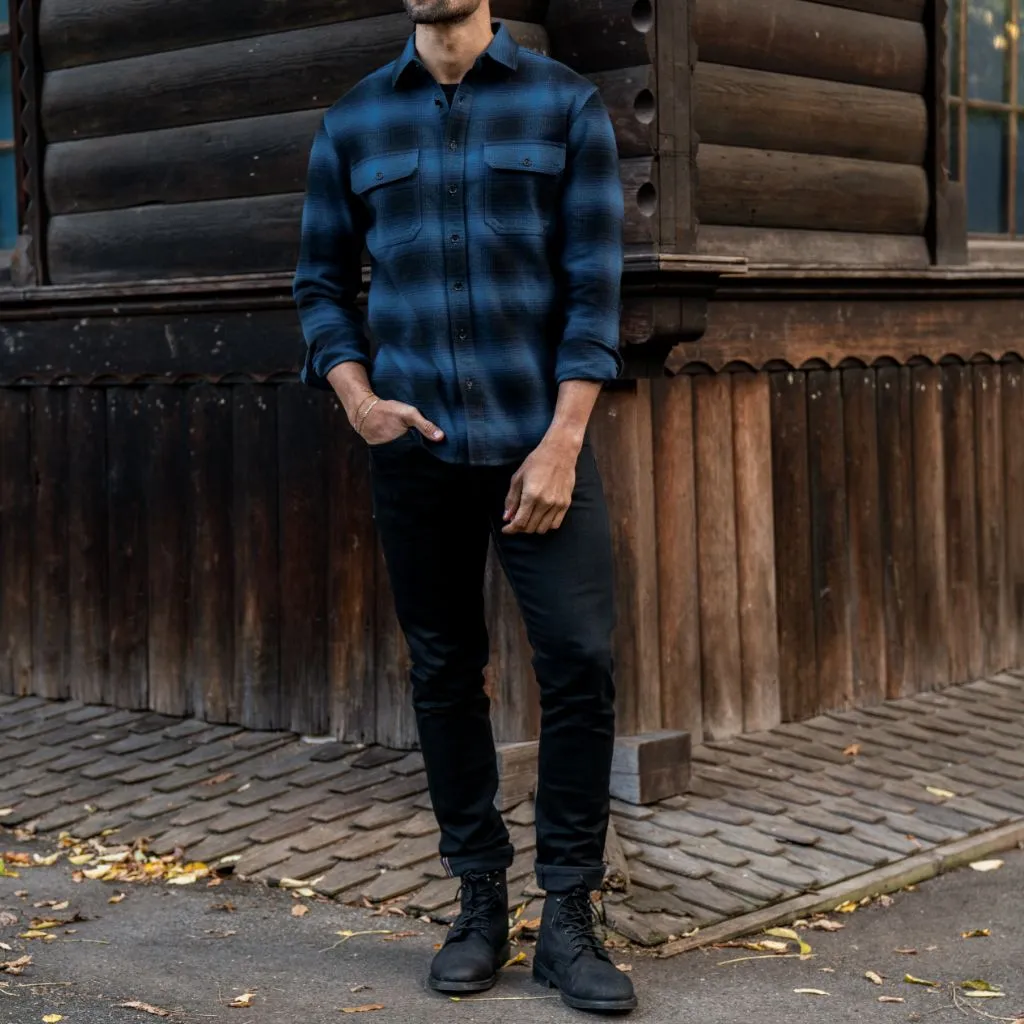 Thursday Summit Flannel Shirt | Navy