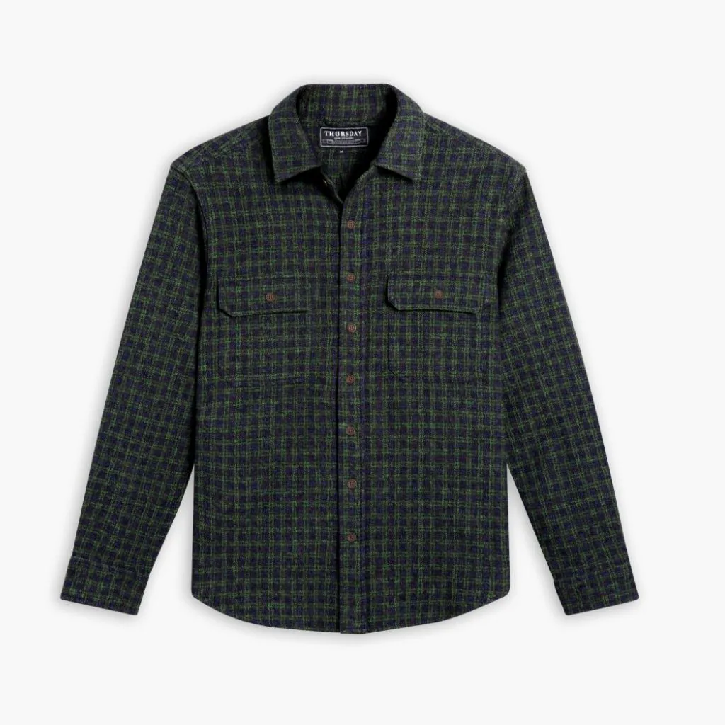 Thursday Summit Flannel Shirt | Pine