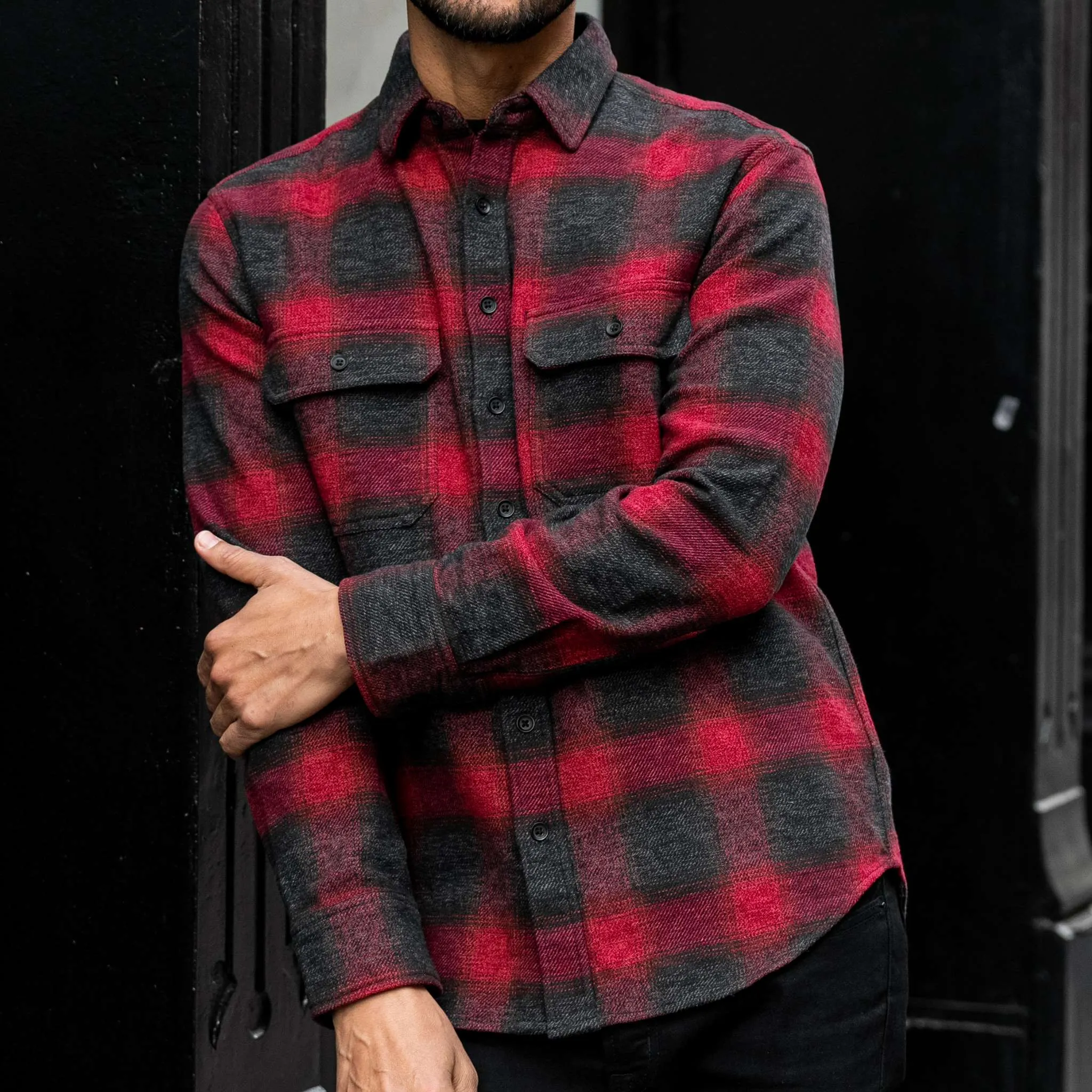 Thursday Summit Flannel Shirt | Red