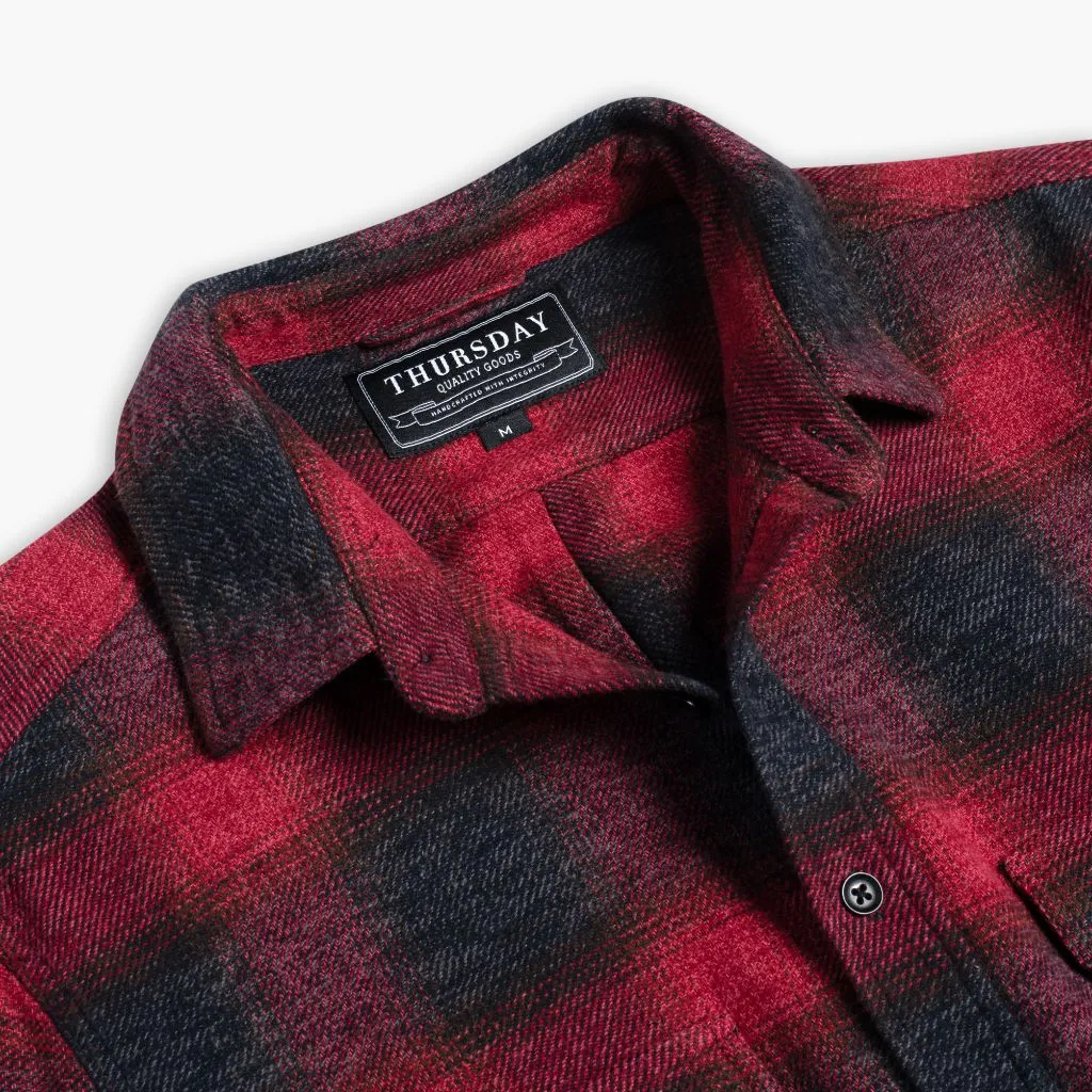 Thursday Summit Flannel Shirt | Red