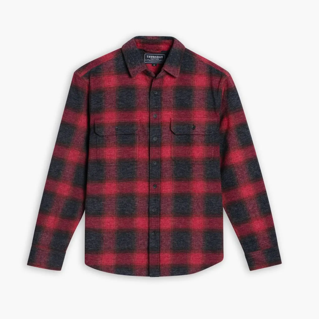 Thursday Summit Flannel Shirt | Red