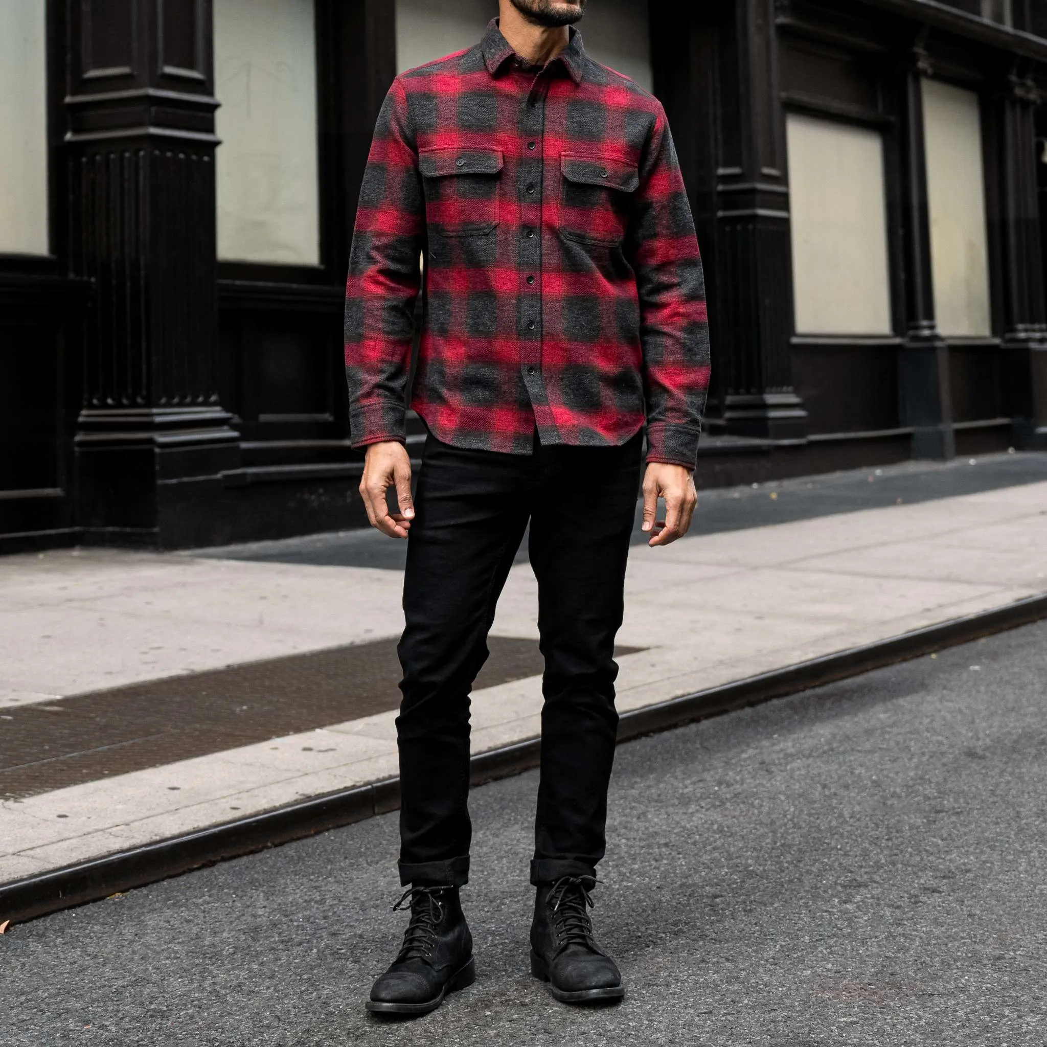 Thursday Summit Flannel Shirt | Red