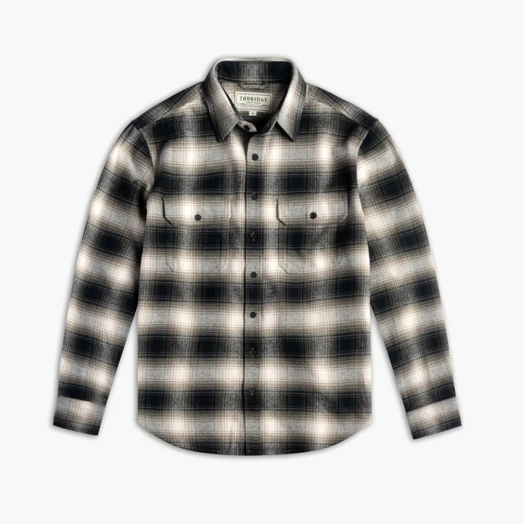 Thursday Summit Flannel Shirt | Timberwolf