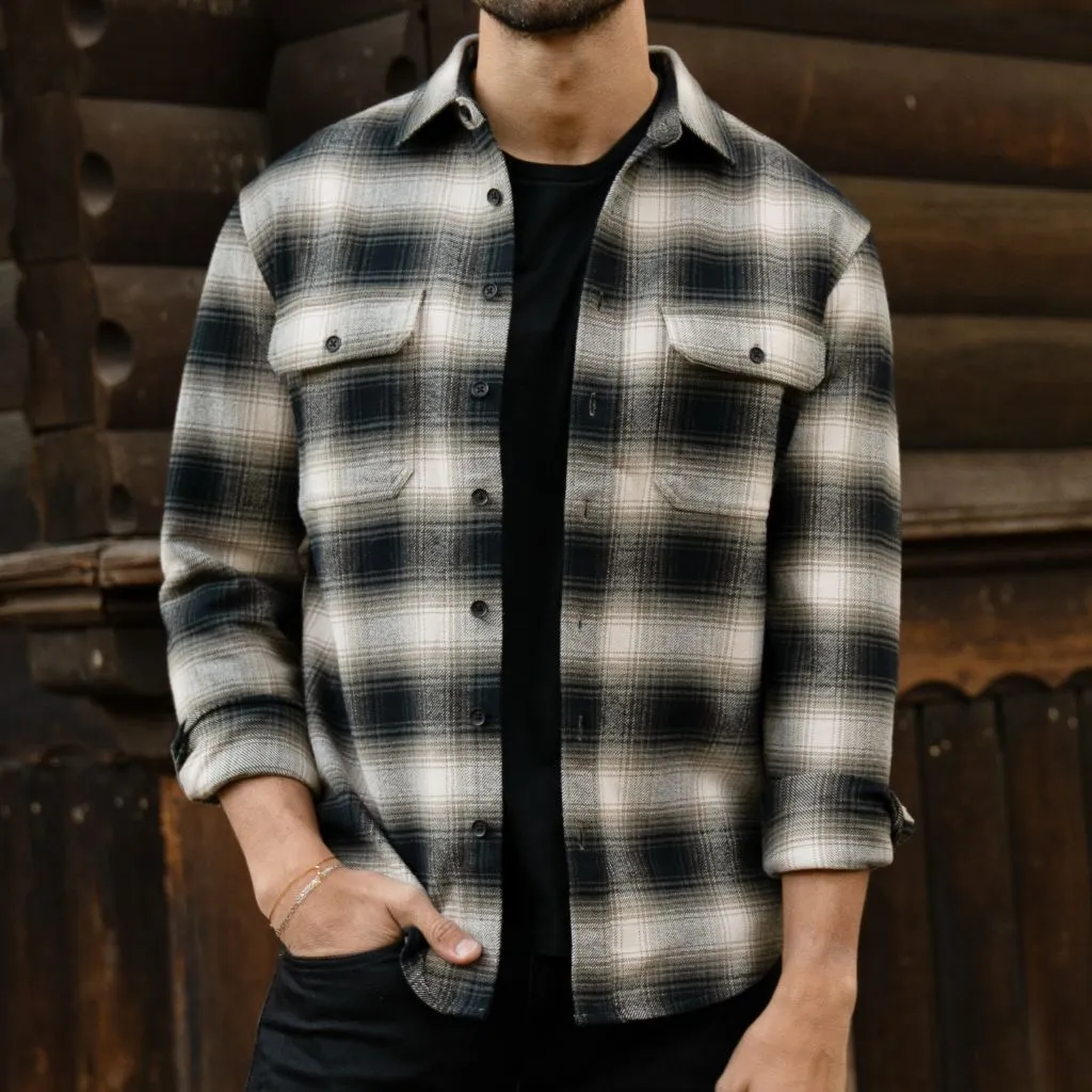 Thursday Summit Flannel Shirt | Timberwolf