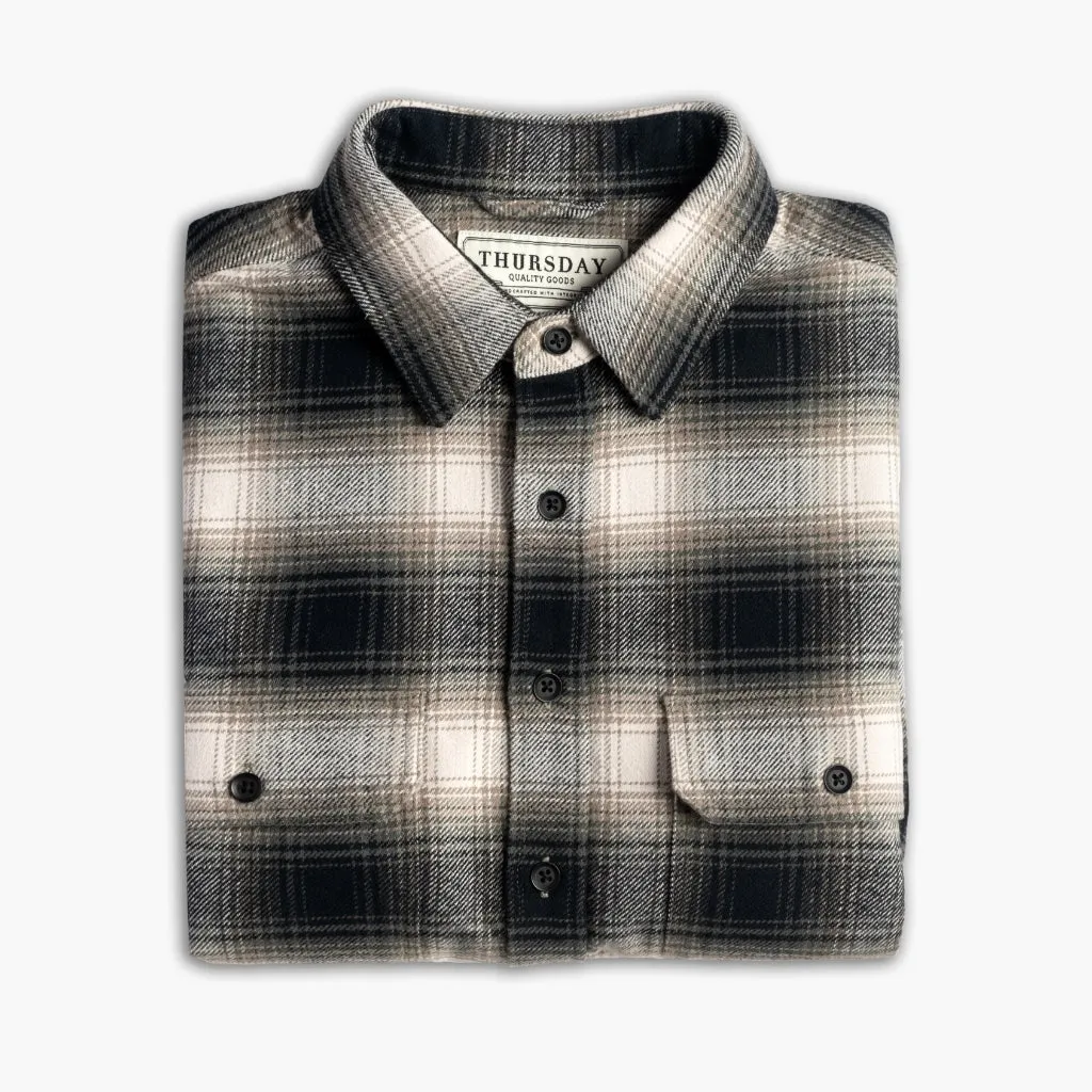 Thursday Summit Flannel Shirt | Timberwolf