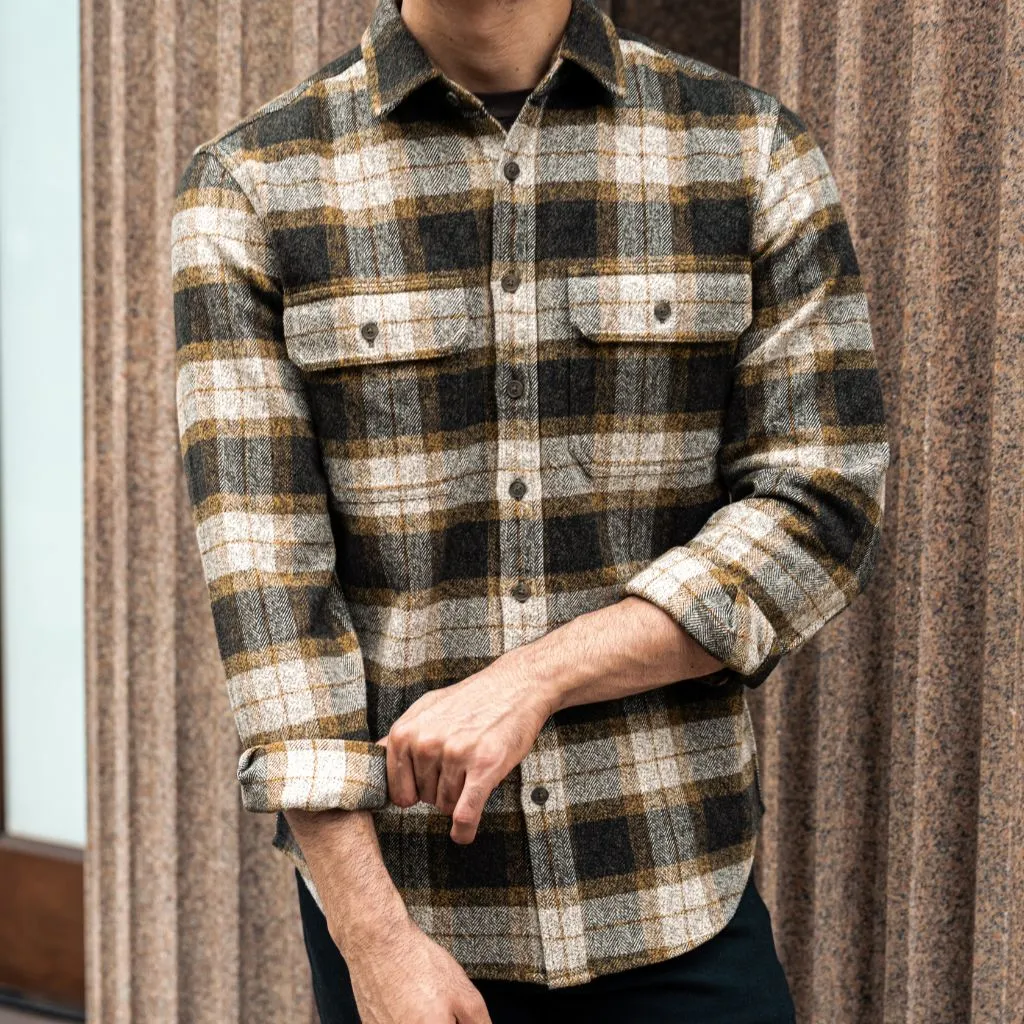 Thursday Summit Flannel Shirt | Tuscan Gold