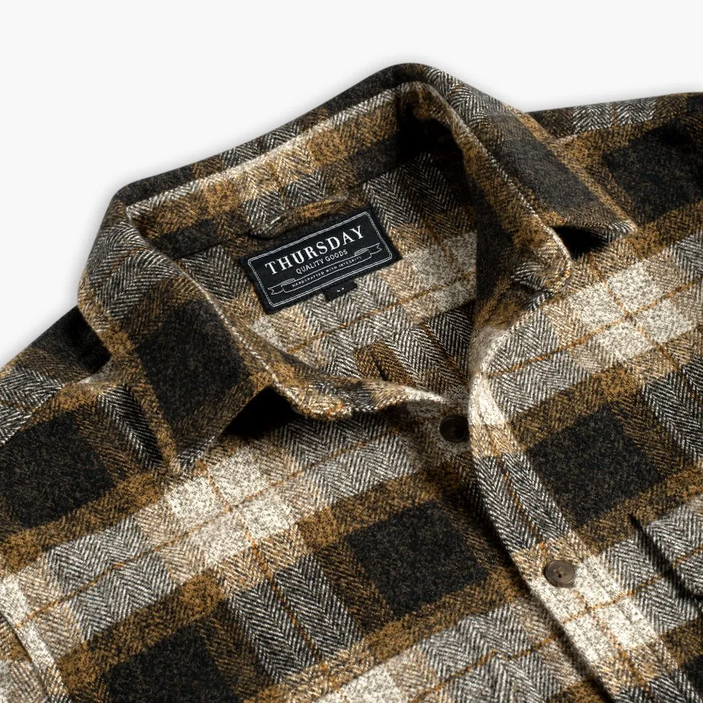 Thursday Summit Flannel Shirt | Tuscan Gold