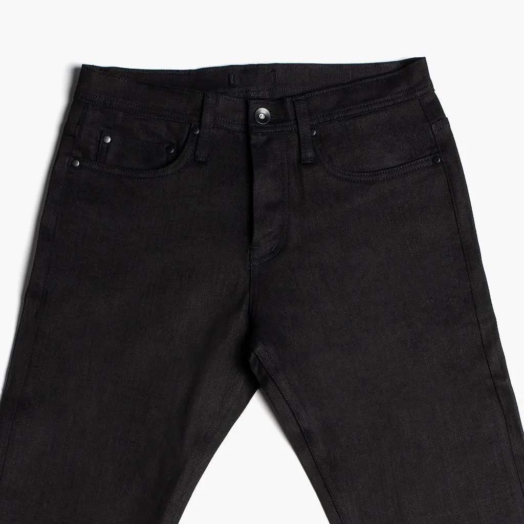 Thursday UB Stretch Selvedge Tapered Jeans | Black