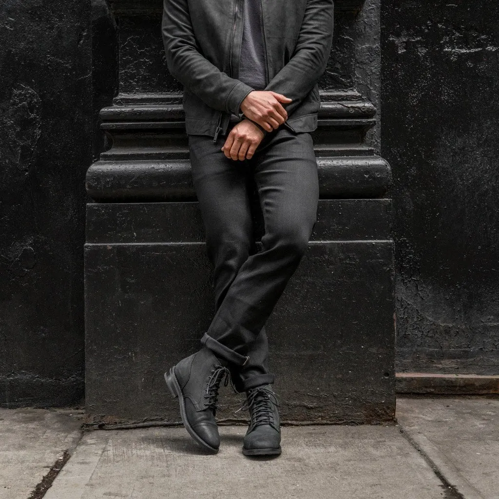 Thursday UB Stretch Selvedge Tapered Jeans | Black