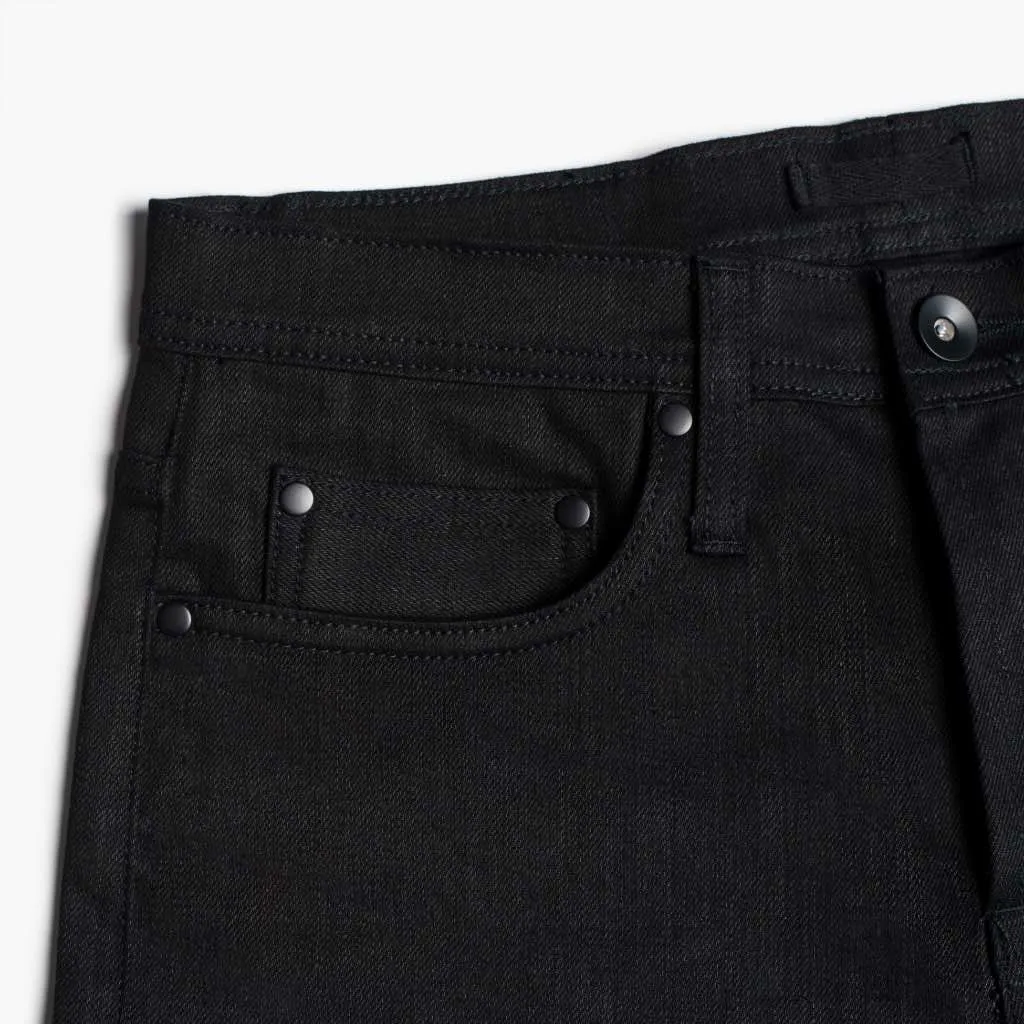 Thursday UB Stretch Selvedge Tapered Jeans | Black