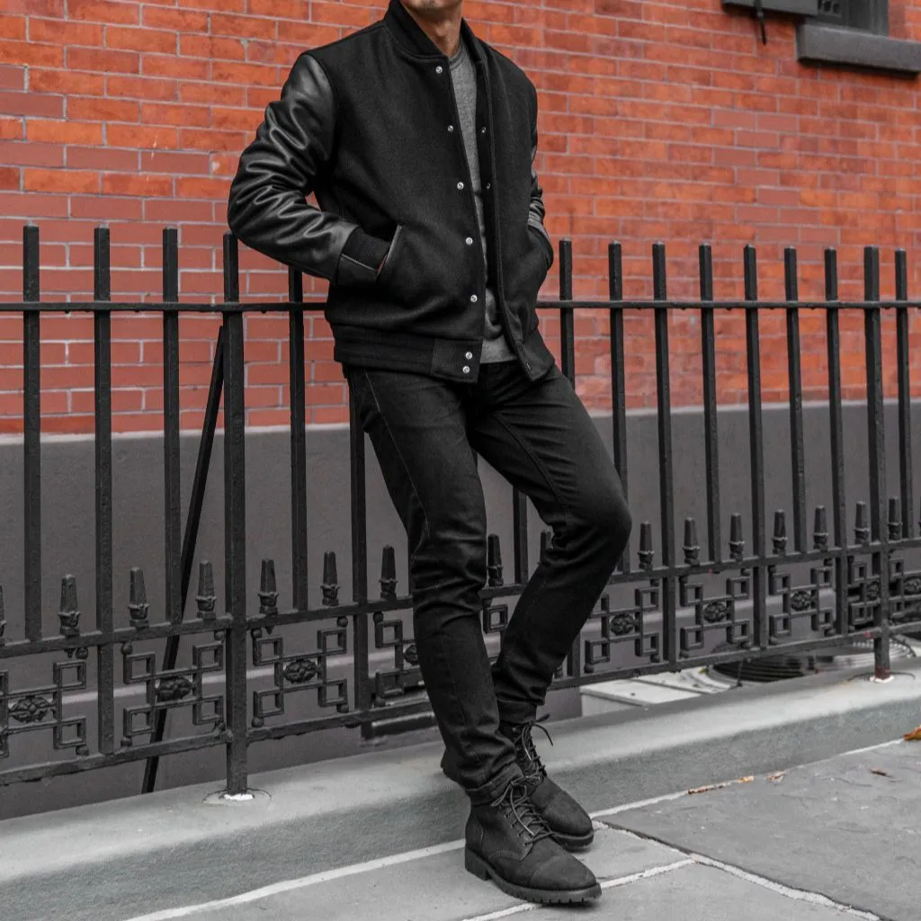 Thursday Varsity Jacket | Black