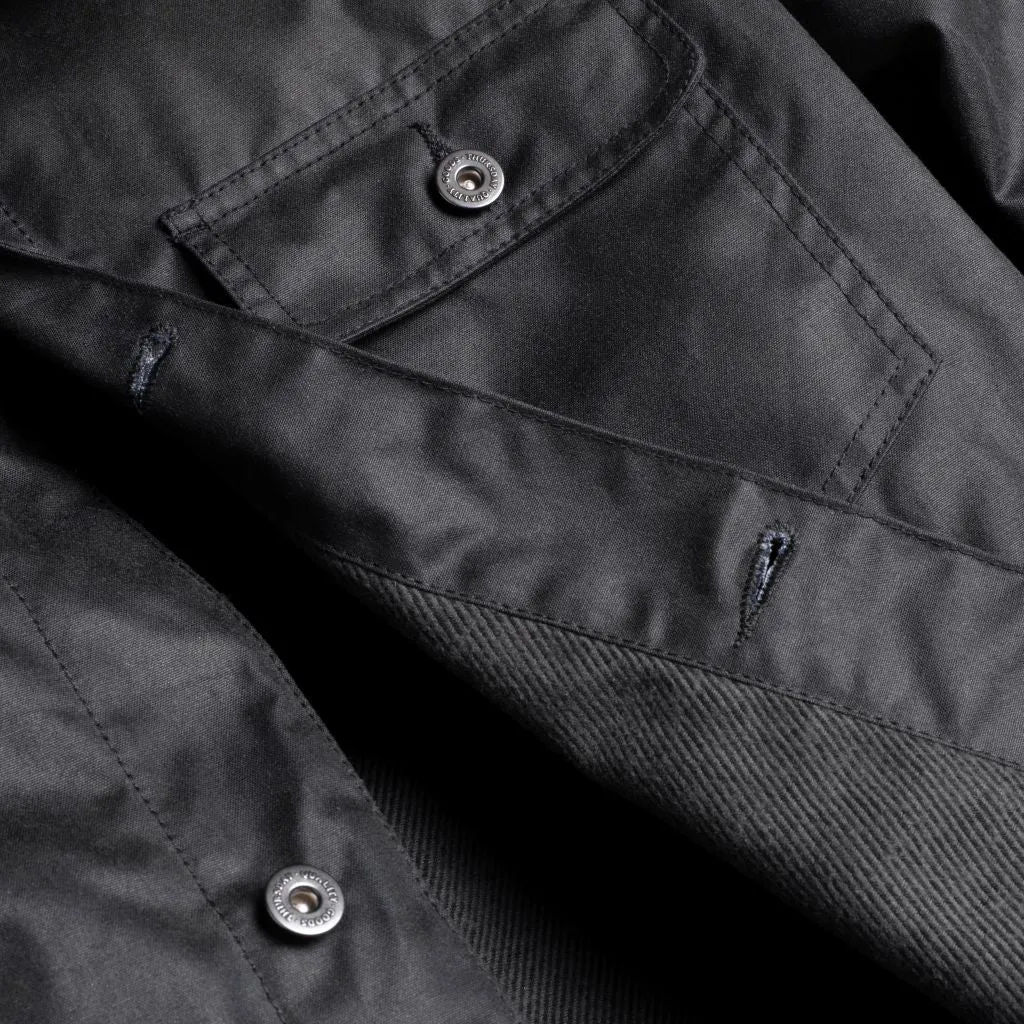 Thursday Waxed Canvas Field Jacket | Charcoal
