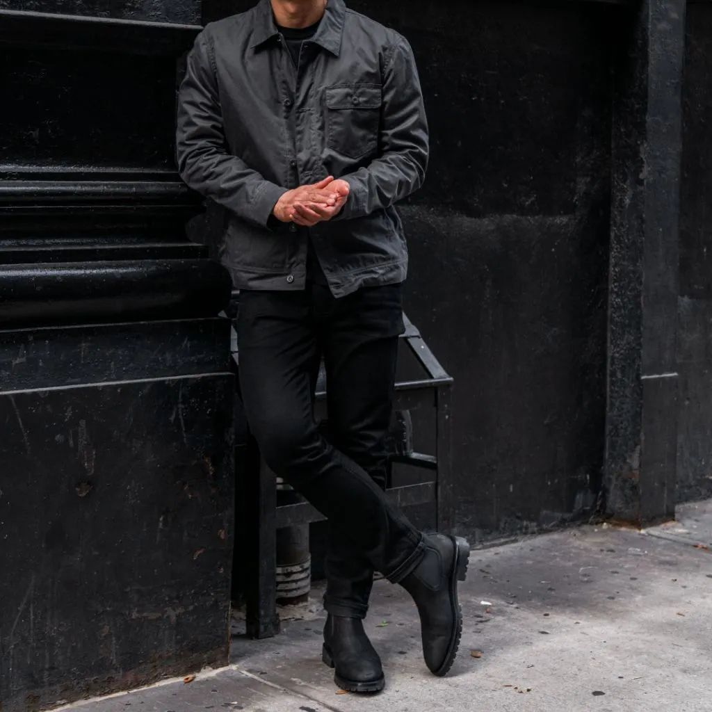 Thursday Waxed Canvas Field Jacket | Charcoal