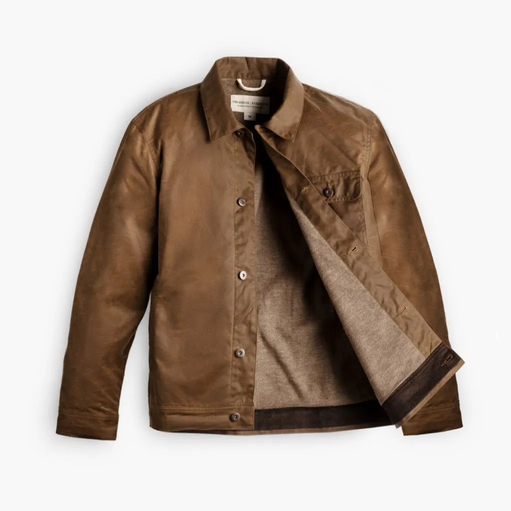 Thursday Waxed Canvas Field Jacket | Coyote