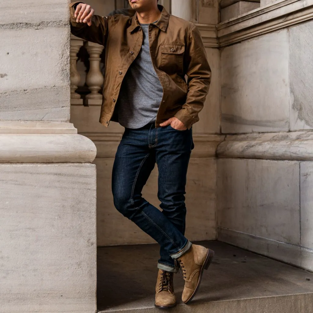 Thursday Waxed Canvas Field Jacket | Coyote