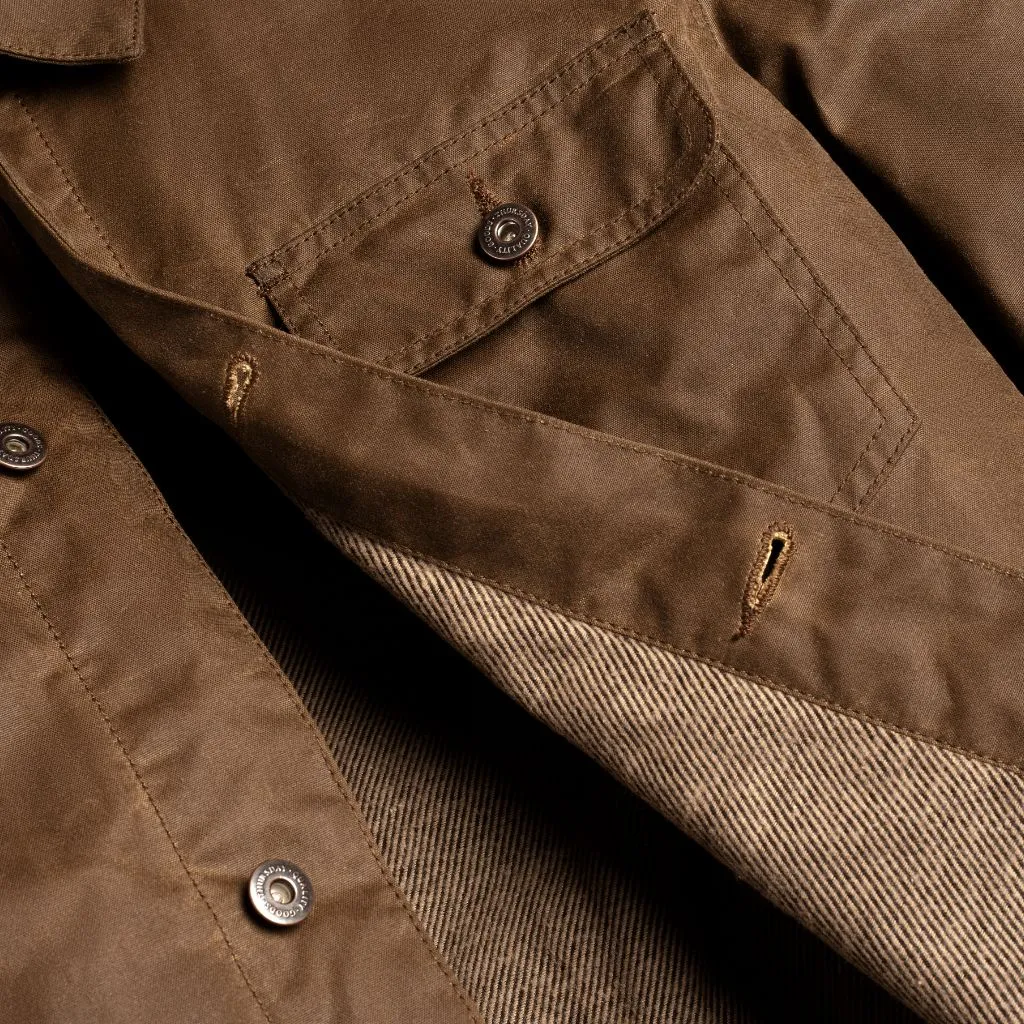 Thursday Waxed Canvas Field Jacket | Coyote
