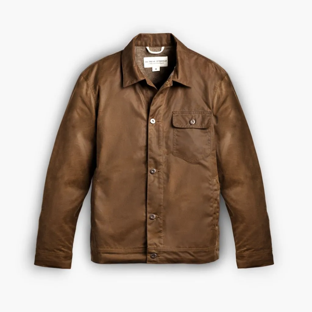 Thursday Waxed Canvas Field Jacket | Coyote