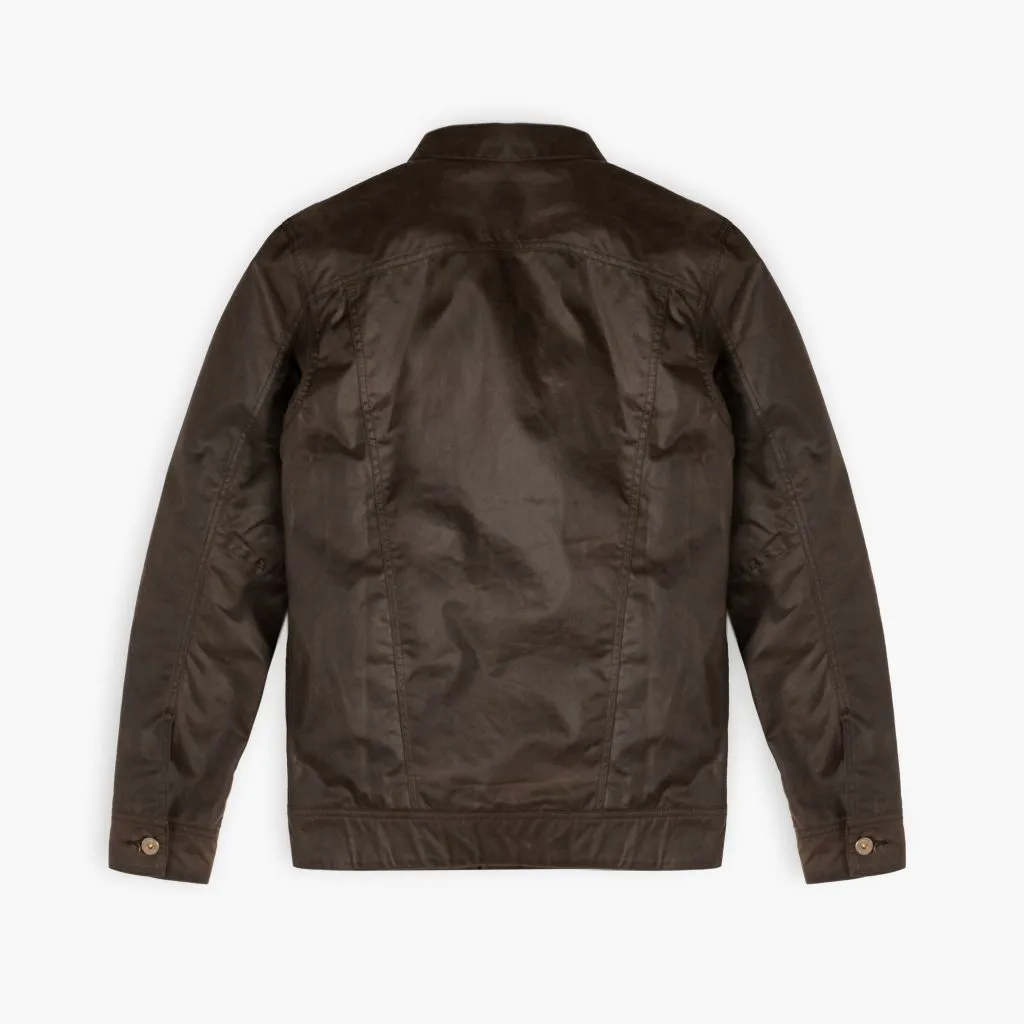 Thursday Waxed Canvas Field Jacket | Dark Olive