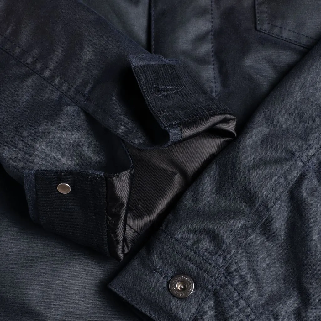 Thursday Waxed Canvas Field Jacket | Navy