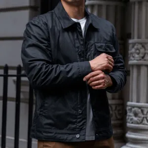 Thursday Waxed Canvas Field Jacket | Navy