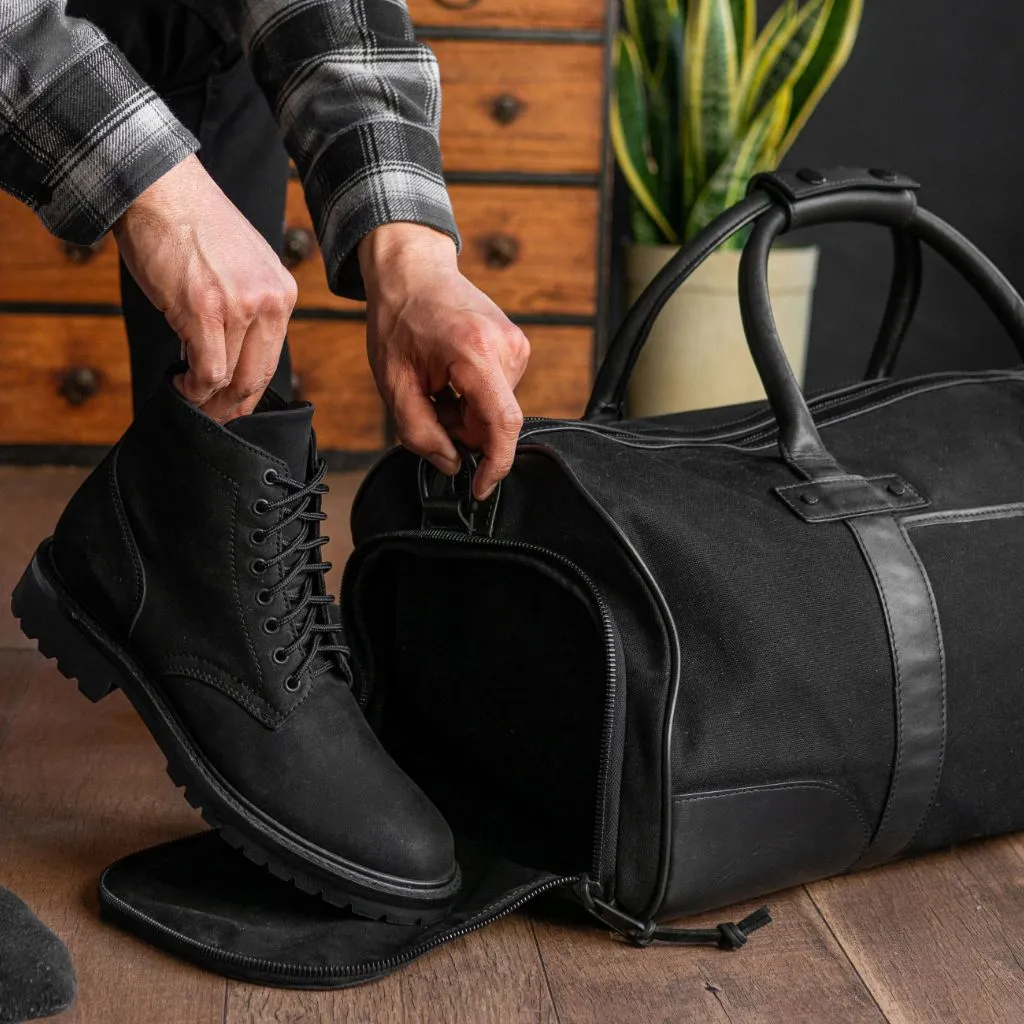 Thursday Weekender Bag | Black Canvas