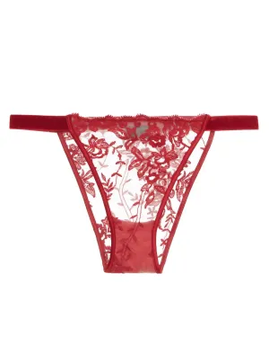 Women's Rosie Velvet Minikin In Mystic Red